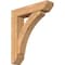Ekena Millwork Thorton Slat Smooth Bracket w/ Offset Brace, Western Red Cedar, 7 1/2"W x 32"D x 38"H BKT0806X32X38THR06SWR - alternate 1
